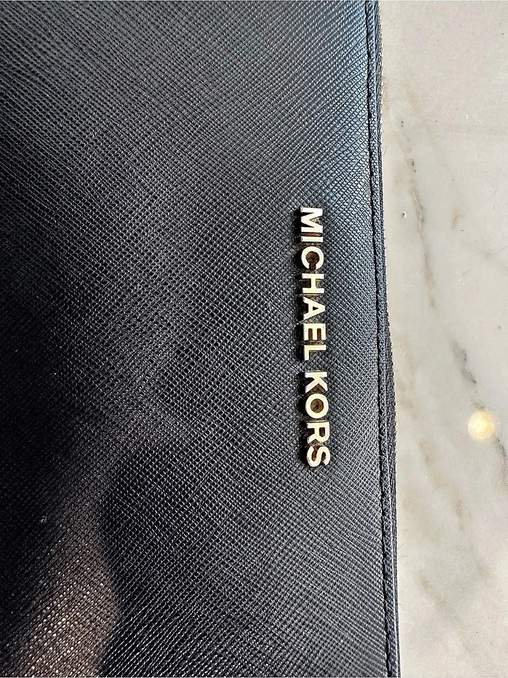 Michael Kors Jet Set Travel Large Saffiano Leather Continental Wristlet Wallet - Picture 5 of 8